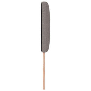 vidaXL Tête de lit à LED Taupe 100 cm Tissu