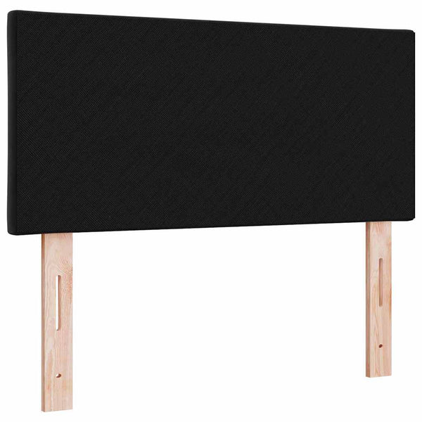 LED Kopfteil Schwarz Samt 100cm