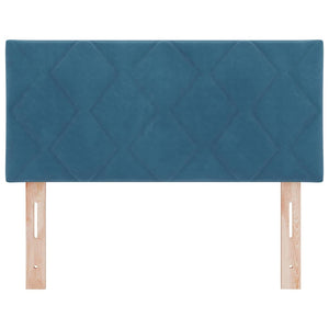 LED Kopfteil Dunkelblau 100cm Samt