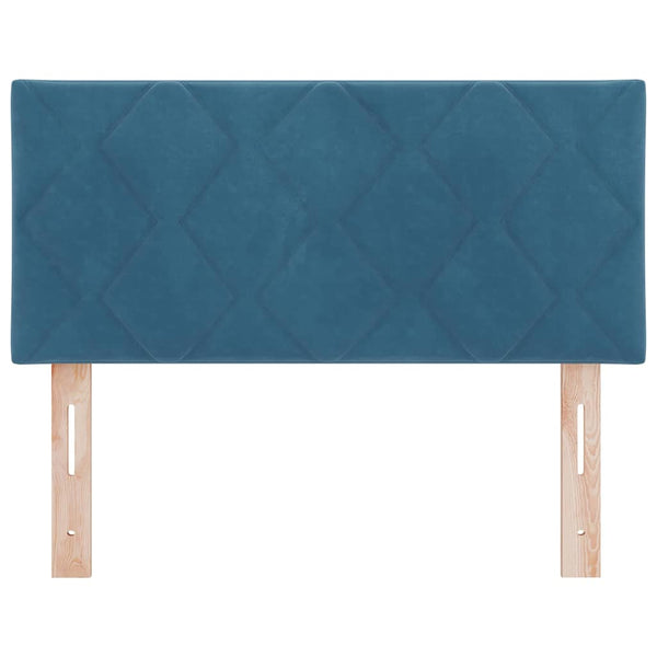 LED Kopfteil Dunkelblau 100cm Samt
