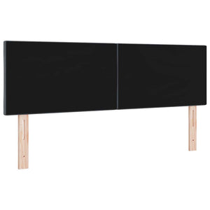 LED Kopfteil Dunkelgrau Samt 144 cm