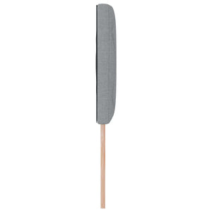 vidaXL LED Headboard Light Grey 160 cm Fabric