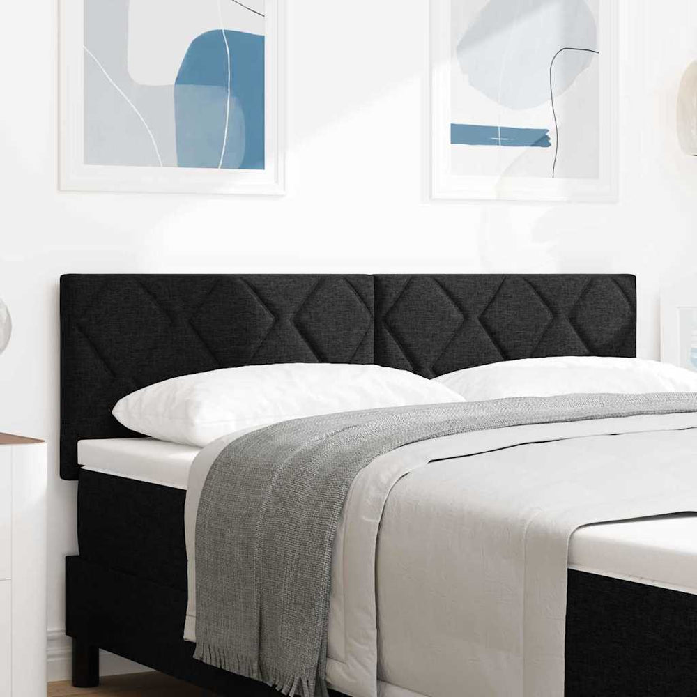 LED Kopfteil Schwarz 160 cm