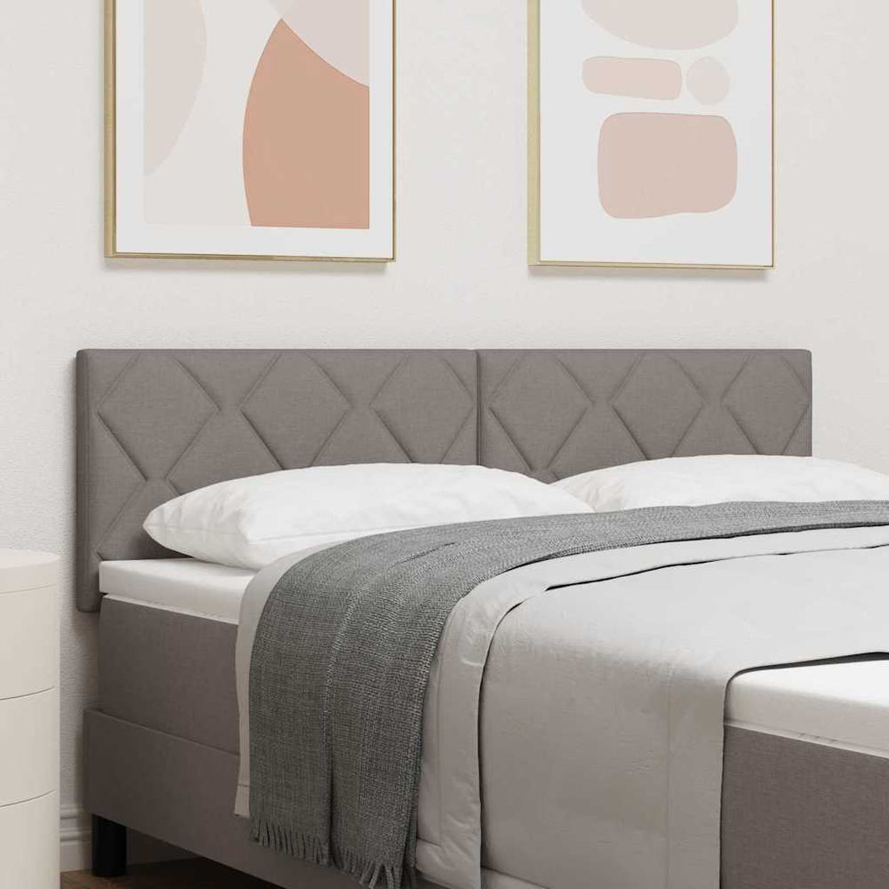 LED Kopfteil Taupe 160cm
