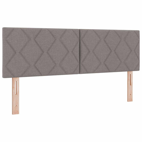 LED Kopfteil Taupe 160cm