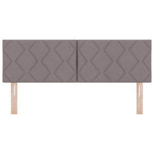 LED Kopfteil Taupe 160cm