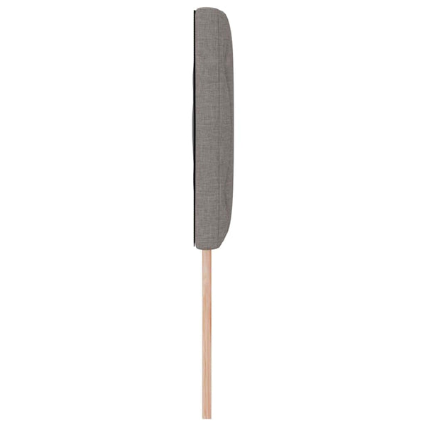 LED Kopfteil Taupe 160cm