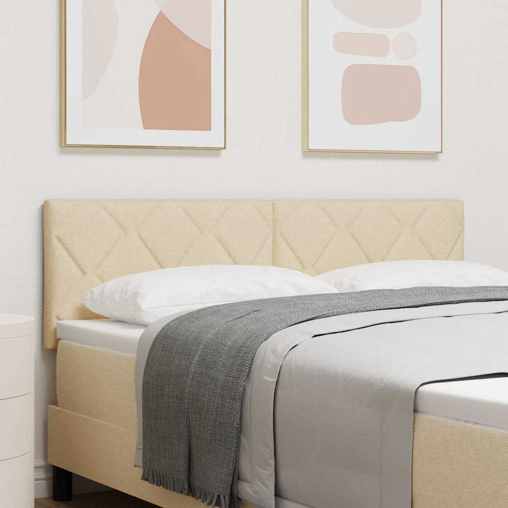 LED Kopfteil Creme 160 cm