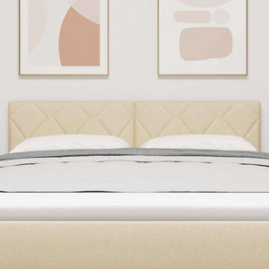 LED Kopfteil Creme 160 cm