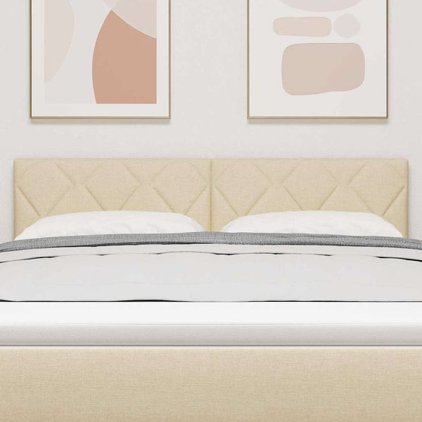LED Kopfteil Creme 160 cm