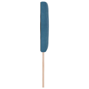 vidaXL LED Headboard Dark Blue 160 cm Velvet