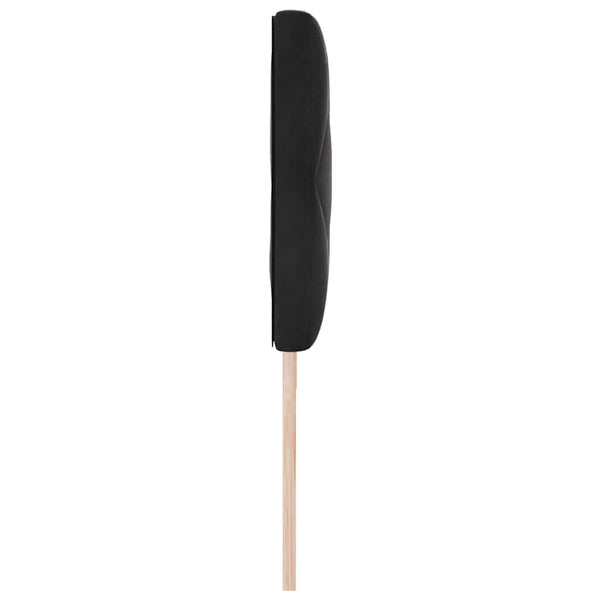 LED Kopfteil Schwarz 180cm Samt