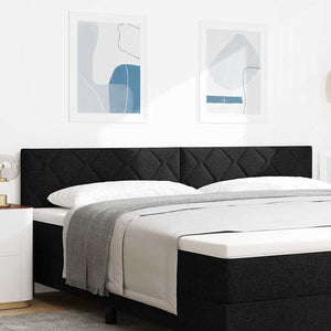 LED Kopfteil Schwarz 200 cm