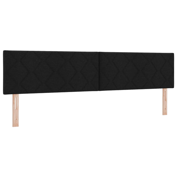 LED Kopfteil Schwarz 200 cm