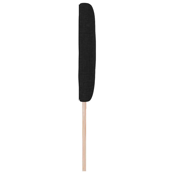 LED Kopfteil Schwarz 200 cm