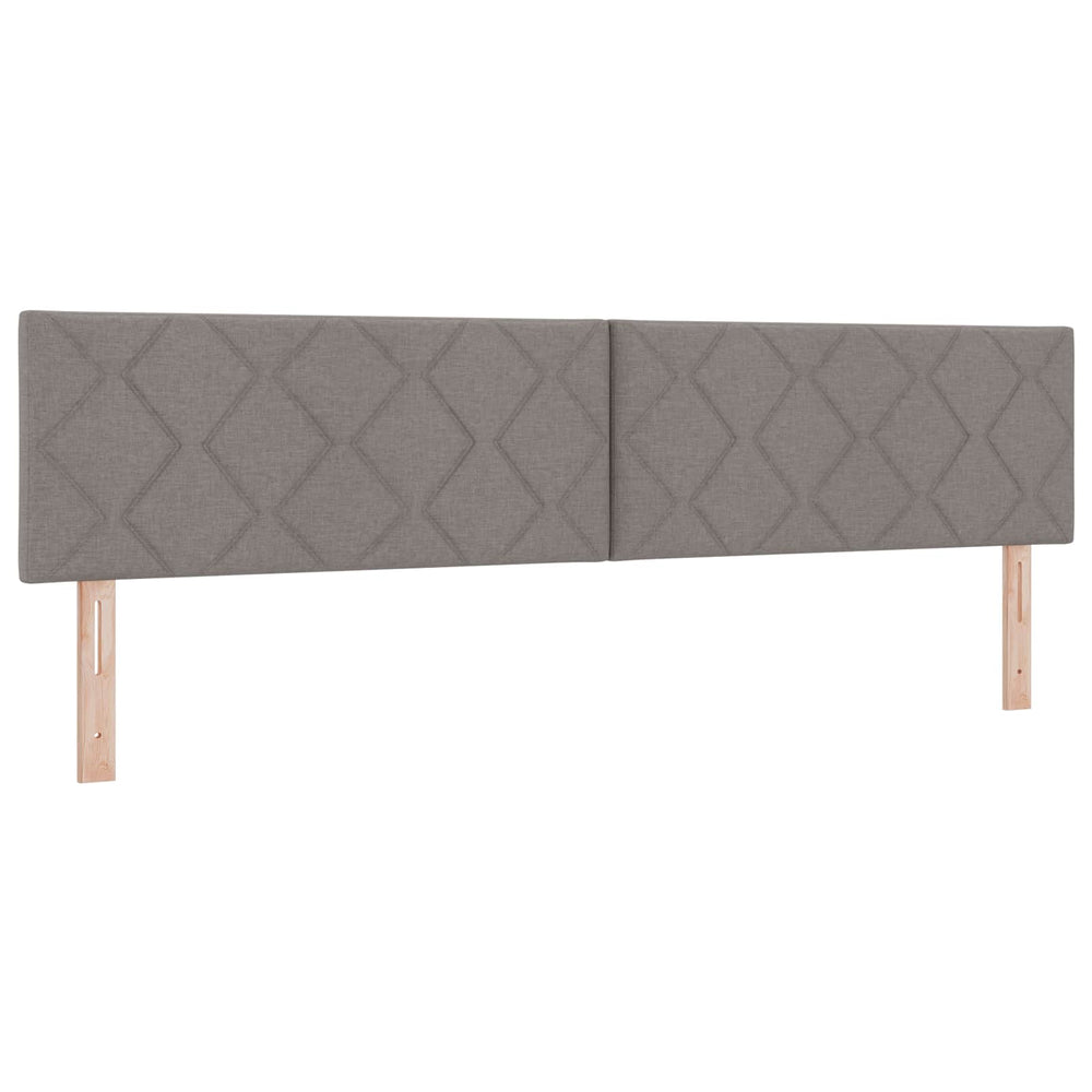 LED Kopfteil Taupe 200 cm