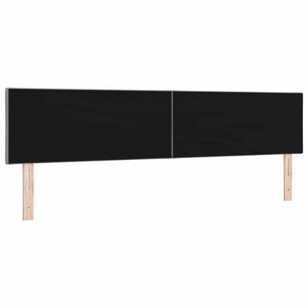 vidaXL Tête de lit LED Taupe 200 cm Tissu