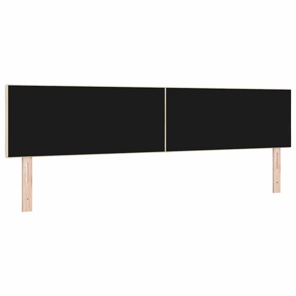 LED Kopfteil Creme Stoff 200 cm