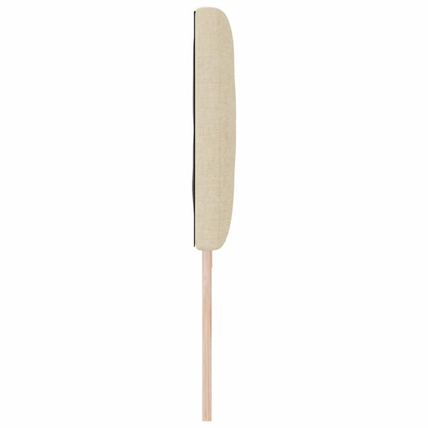 LED Kopfteil Creme Stoff 200 cm