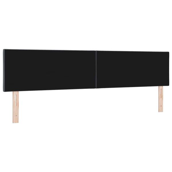LED Kopfteil Dunkelgrau 200 cm Samt