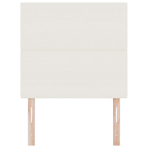LED Kopfteil Creme Cordstoff 80 cm
