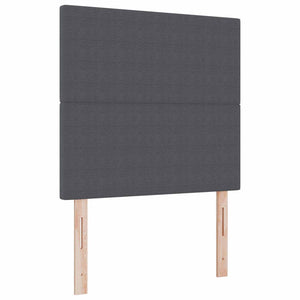LED Kopfteil Dunkelgrau Cord 100 cm