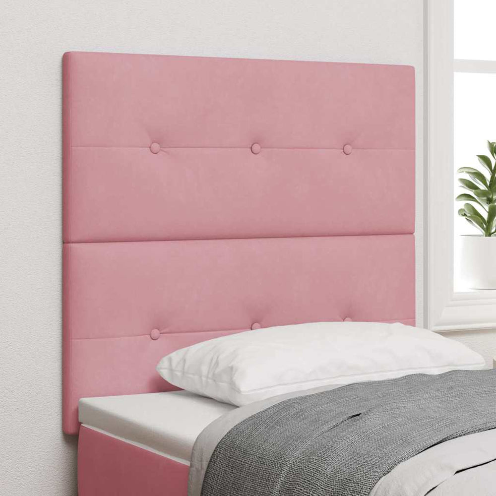 LED Kopfteil Rosa 80cm mit Lichtleisten