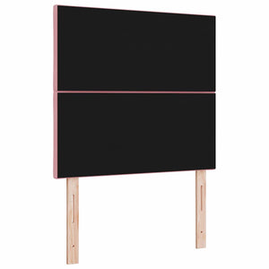 LED Kopfteil Rosa 90 cm Samt