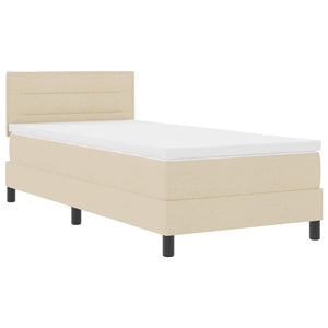 Boxspringbett Creme 80x200 cm