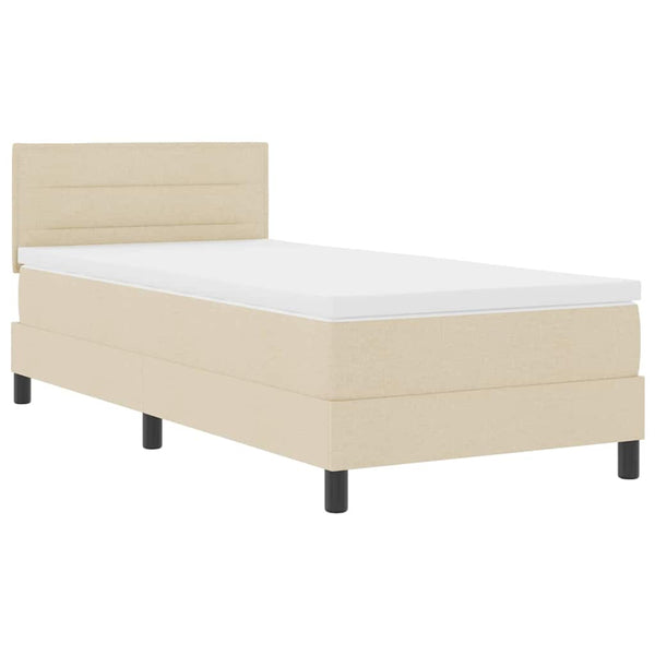 Boxspringbett Creme 80x200 cm