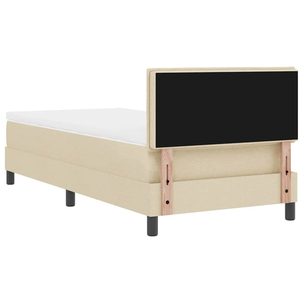 Boxspringbett Creme 80x200 cm