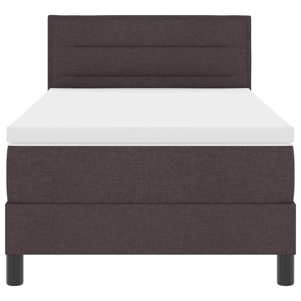Boxspringbett Dunkelbraun 90x200 cm