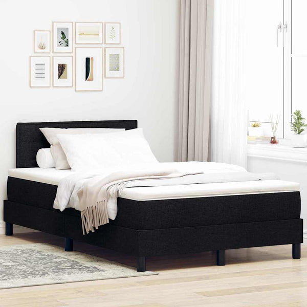 Boxspringbett Schwarz 120x190 cm