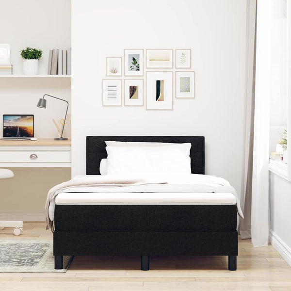 Boxspringbett Schwarz 120x190 cm