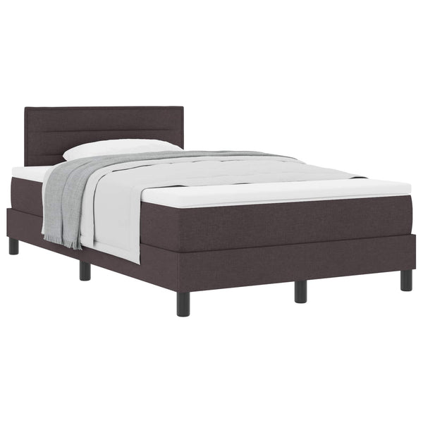 Boxspringbett Dunkelbraun 120x190 cm