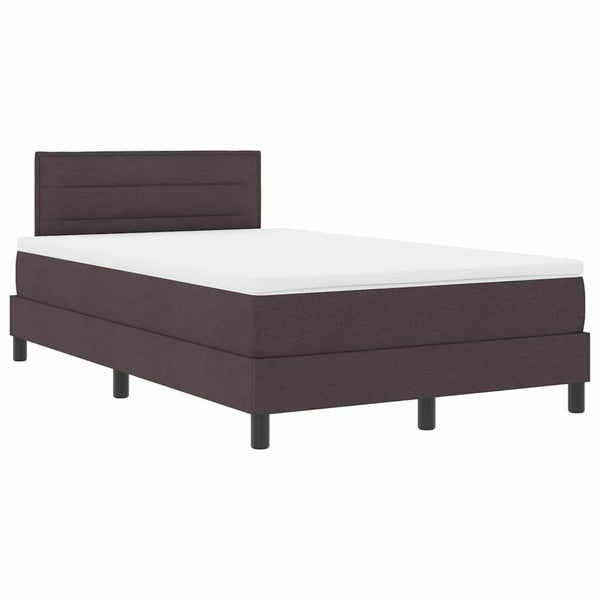 Boxspringbett Dunkelbraun 120x190 cm