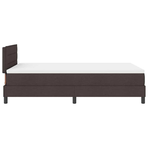 Boxspringbett Dunkelbraun 120x190 cm