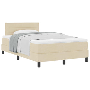 Boxspringbett Creme 120x190 cm