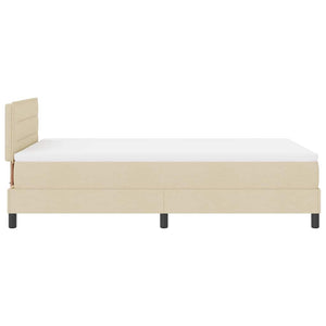 Boxspringbett Creme 120x190 cm