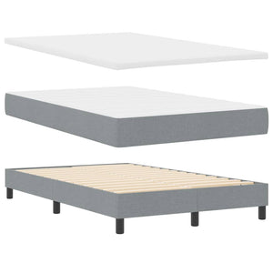 Boxspringbett Hellgrau 120x200 cm