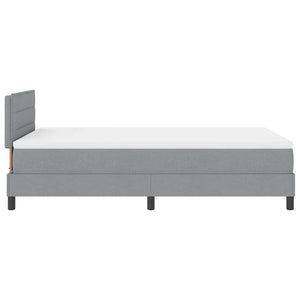 Boxspringbett Hellgrau 120x200 cm