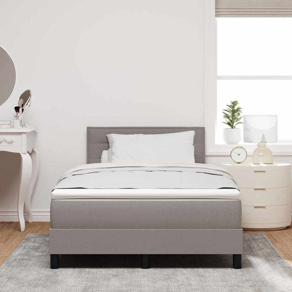 Boxspringbett Taupe 120x200 cm