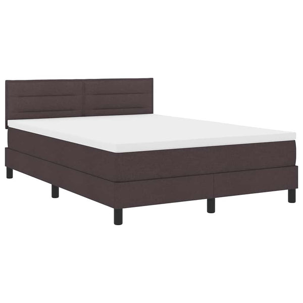 Boxspringbett Dunkelbraun 140x190 cm