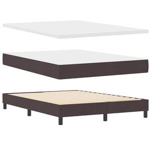 Boxspringbett Dunkelbraun 140x190 cm