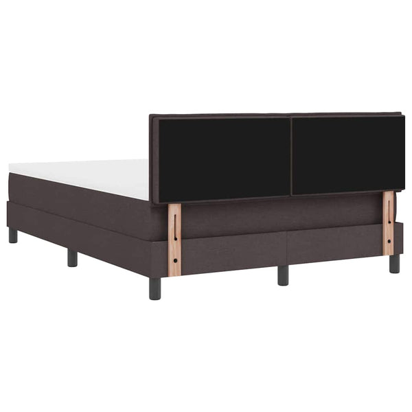 Boxspringbett Dunkelbraun 140x190 cm