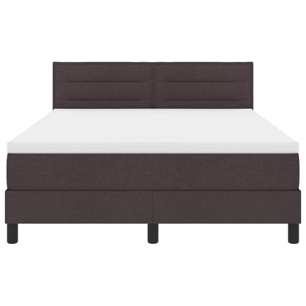 Boxspringbett Dunkelbraun 140x190 cm