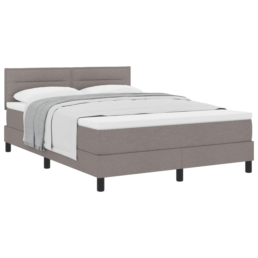 Boxspringbett Taupe 140x200 cm