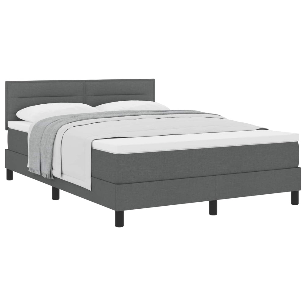 Boxspringbett Dunkelgrau 160x200 cm