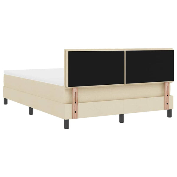 Boxspringbett Creme 160x200 cm