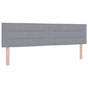 Boxspringbett Hellgrau 180x200 cm